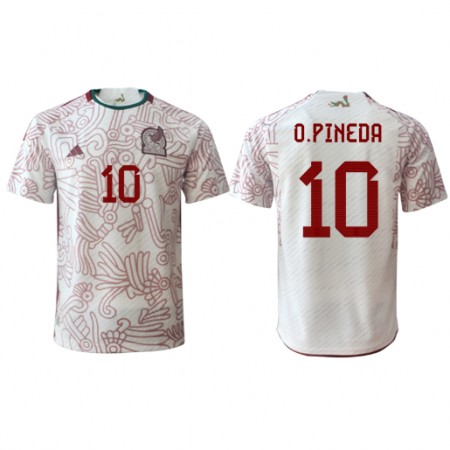Mexico Orbelin Pineda 10 Udebane VM 2022 - Fodboldtrøjer (S/S) Mexico Orbelin Pineda 10 Udebane VM 2022 - Fodboldtrøjer (S/S)